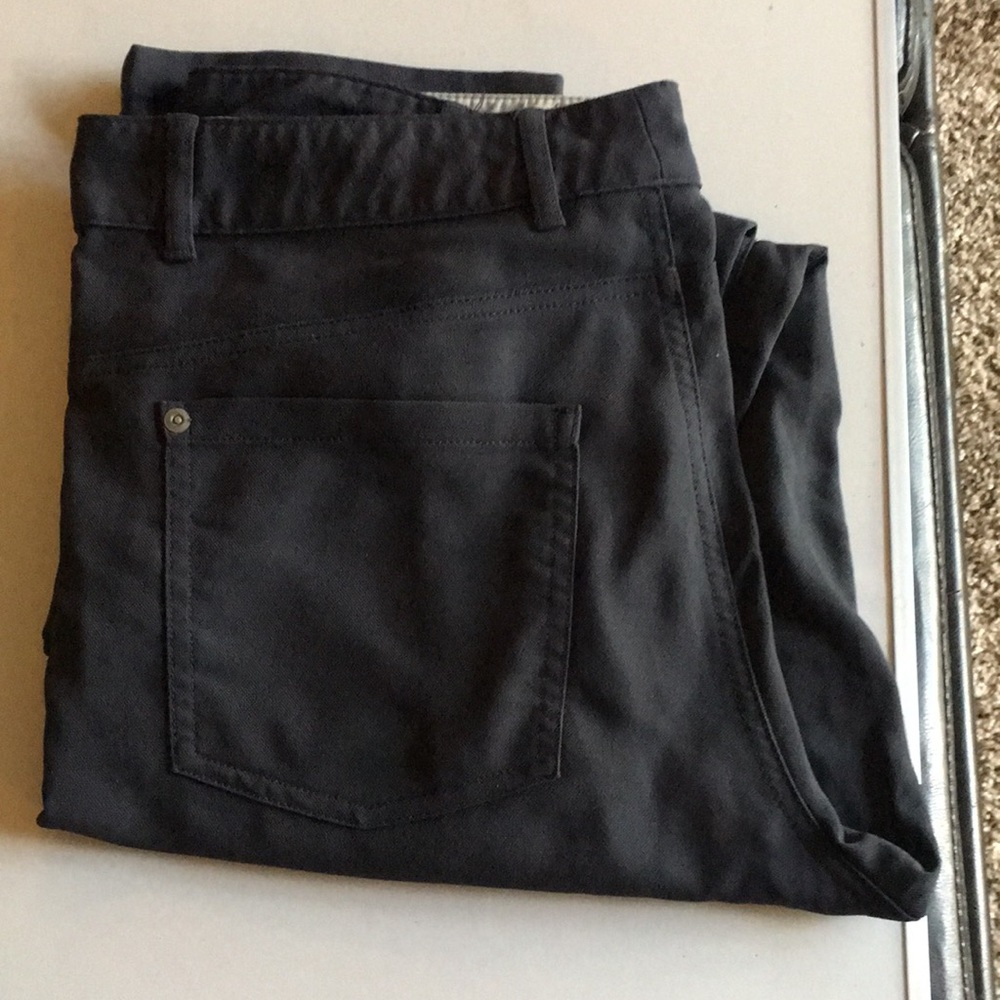 Outlier slim dungarees blue grey